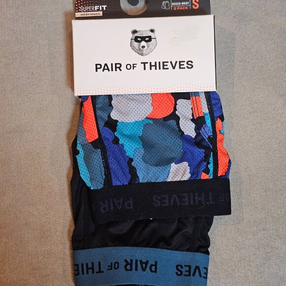 Pair of Thieves Men's Super Fit Faces Boxer Briefs 2pk (S) - Picture 7 of 8